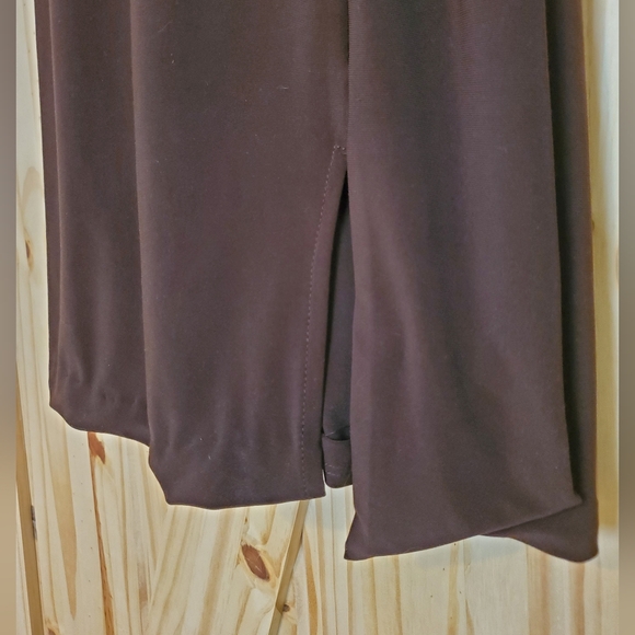 Vintage Frank Lyman Size US/CAN 6 Dark Chocolate Brown Ruched Fitted Dress - Picture 4 of 7
